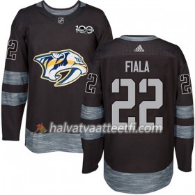 Miesten NHL Nashville Predators Pelipaita Kevin Fiala 22 1917-2017 100th Anniversary Adidas Musta Authentic